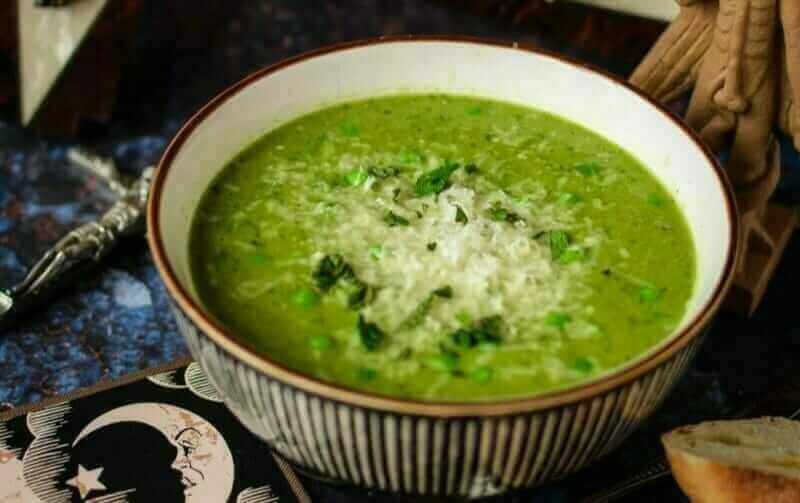 Exorcist pea mint soup cropped