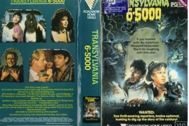 Transylvania 6-5000 (1985) VHS Artwork