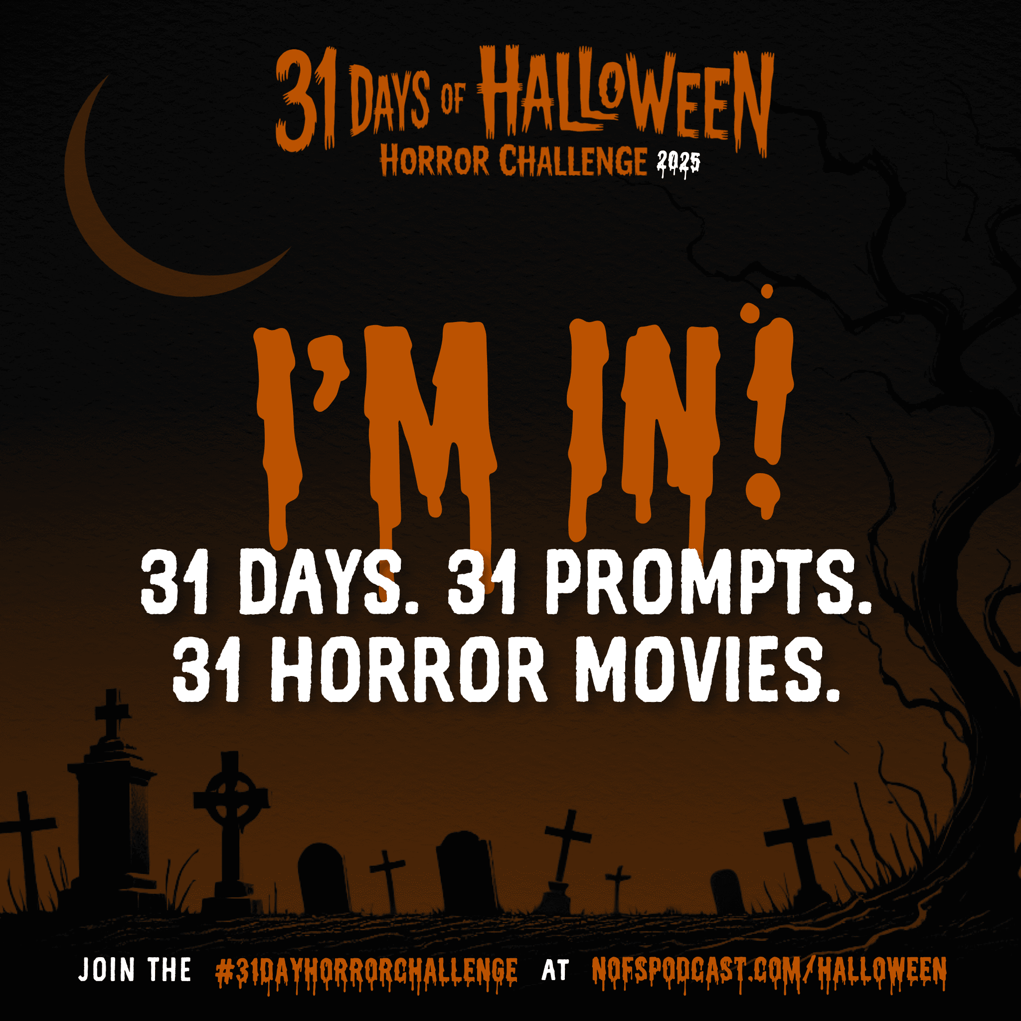 31 day horror challenge 31dayhorrorchallenge horror movie halloween watchlist nightmare on film street 3 1