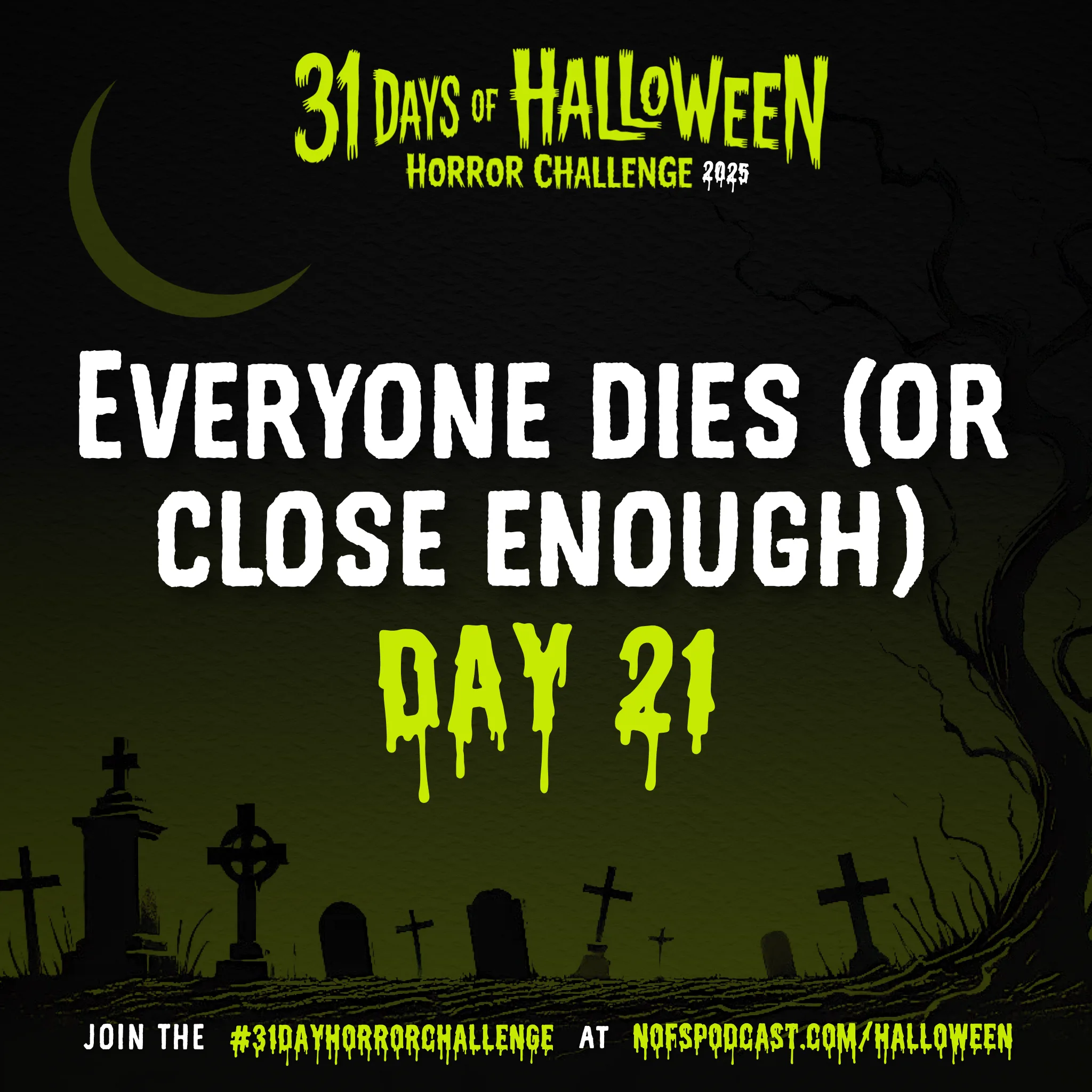 31 day horror challenge 31dayhorrorchallenge horror movie halloween watchlist nightmare on film street DAy 21