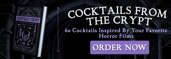 cocktails from the crypt horror movie cocktail book nightmare on film street